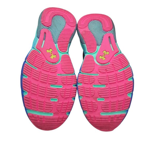 Under Armour HOVR Women's Turbulence Black & Multicolored Running Shoes SZ 8.5 - Picture 7 of 10
